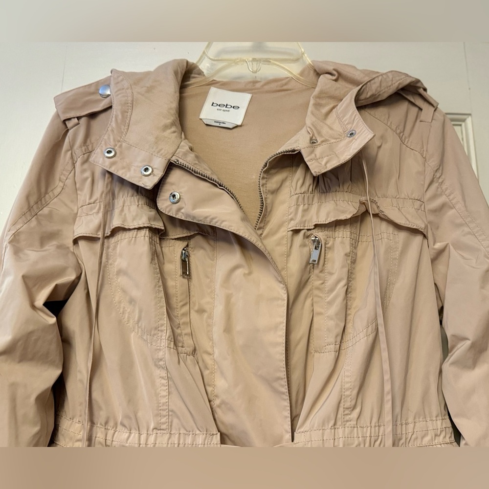 BEBE Water Resistant Utility‎ Jacket - Picture 3 of 11
